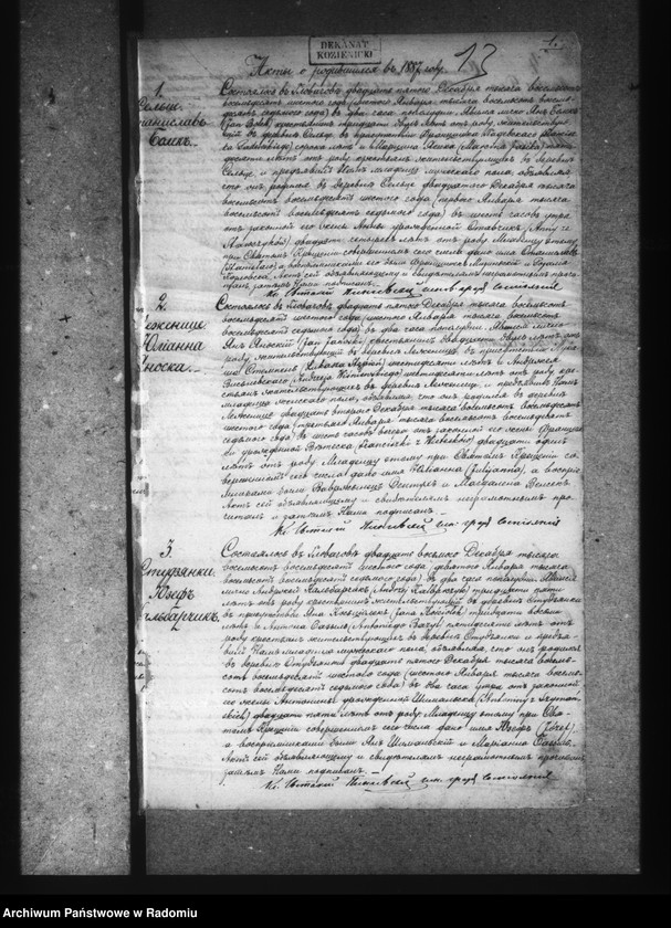 image.from.unit.number "[Duplikat akt urodzonych, zaślubionych i zmarłych parafii Głowaczów za 1887 rok]"