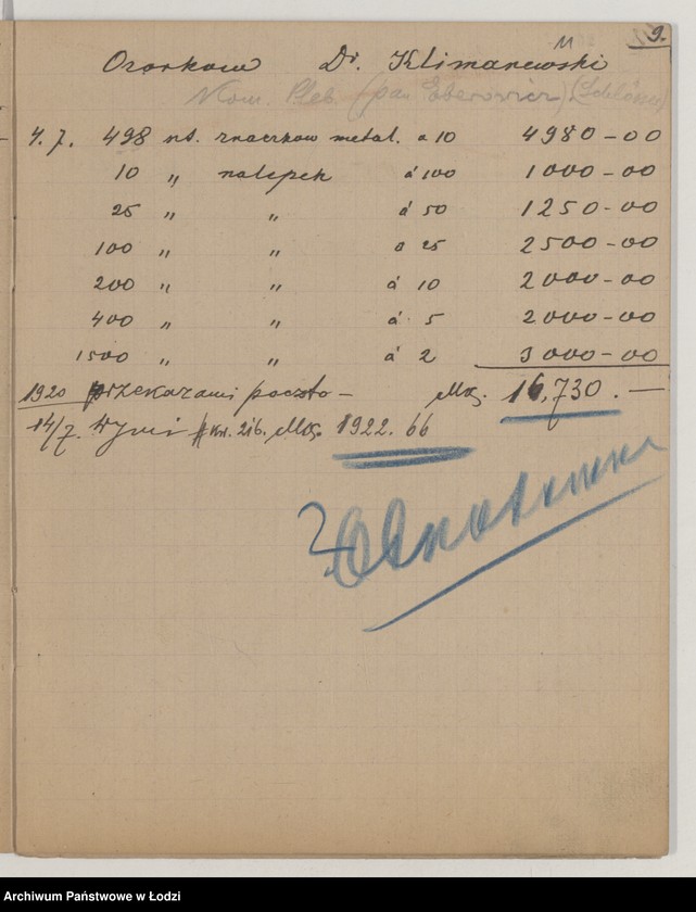 Obraz 13 z jednostki "Kontrola nalepek, list ofiar, znaczków etc."