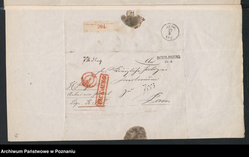 Obraz 19 z jednostki "A. betr. die Komplettierung der Personal-Akten der polnischen Überläufer mit denen der Landrats-Ämter der Provinz"