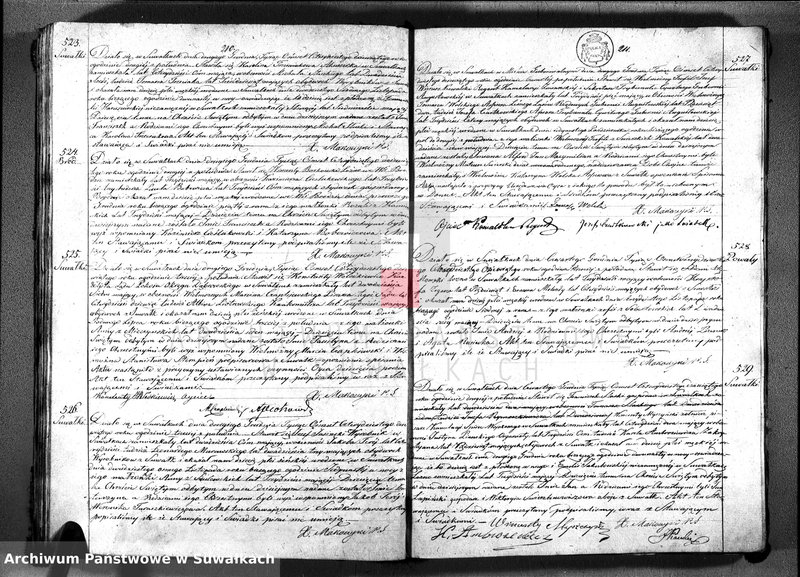 image.from.collection.number "Ważne, ciekawe, zaskakujące. Dokumenty z ksiąg stanu cywilnego.111"