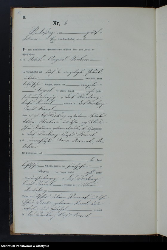 image.from.unit.number "Heiraths-Neben-Register Nr 1 - 29"