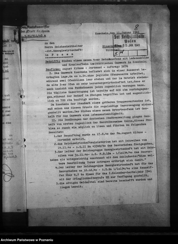 Obraz 12 z jednostki "Gaswerk - Koschmin (Koźmin)"