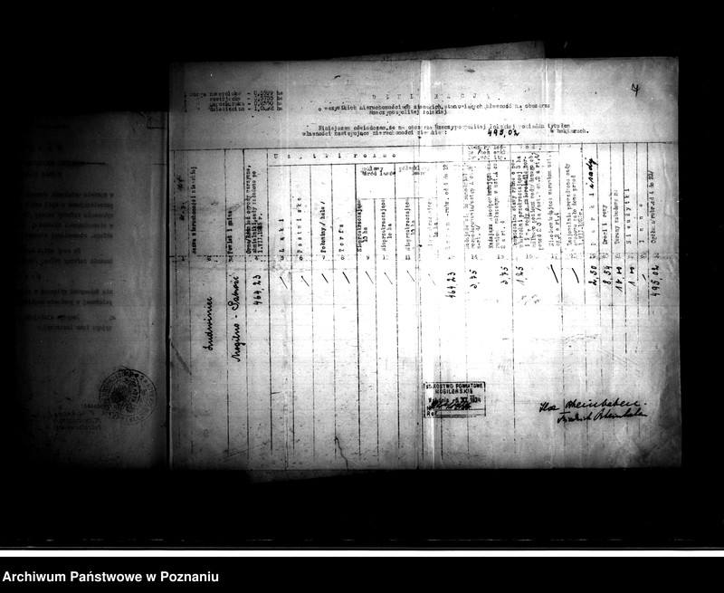 Obraz 12 z jednostki "Majątek Jankowo /Ludwiniec/ powiatu mogileńskiego wyłączenie z art. 5 ustawy o wykonaniu reformy rolnej"