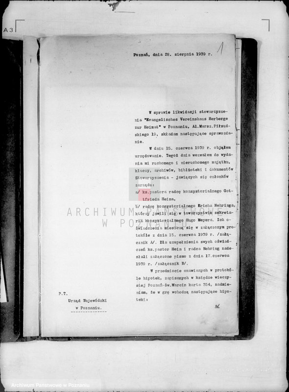 Obraz 5 z jednostki "Evangelisches Vereinhaus,,Herberge zur Heimat" w likwidacji, Obrót w Banku Gospodarstwa Krajowego"