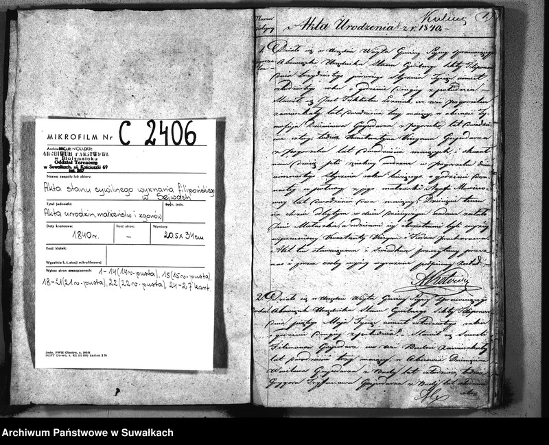 image.from.unit.number "Duplikat Aktów Urodzeń, Ślubów i Śmierci Starozakonnych Okręgu Sejny na rok 1865"