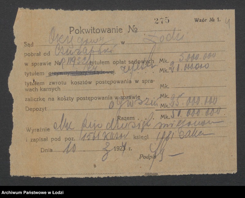 Obraz 6 z jednostki "Franciszek Czuparski- sprzedaz gazet, kalendarzy i starego papieru"