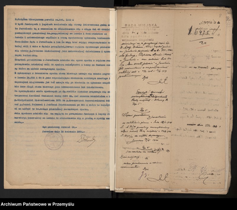 Obraz 5 z kolekcji "Fundacje Adolfa Dietziusa w Jarosławiu111"