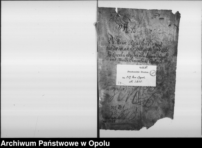 Obraz 4 z jednostki "Acta die Accise Bonificationes für die in anno 1757. 1762 und 1765 zu Oppeln abgebrandte Eygenthümer und Mieths-Einwohner betreffend. Vol. I pro 1767/8 befindlich"