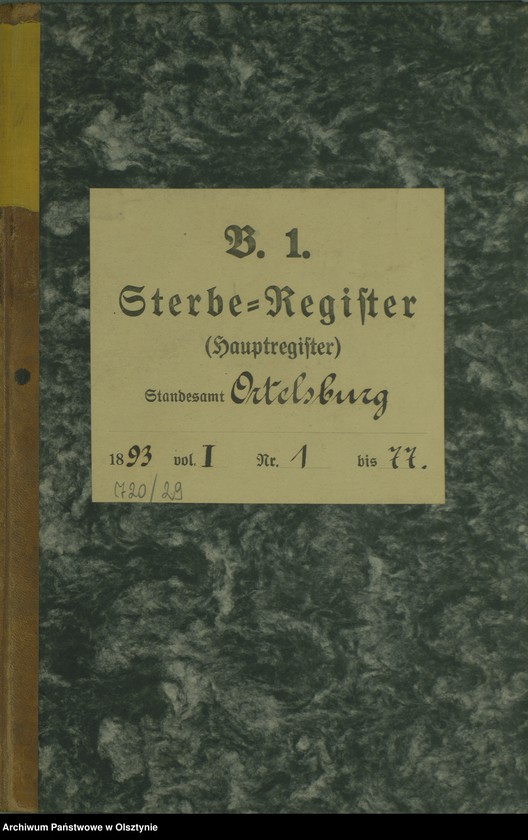 image.from.unit.number "Sterbe-Haupt-Register Nr 1 - 77"