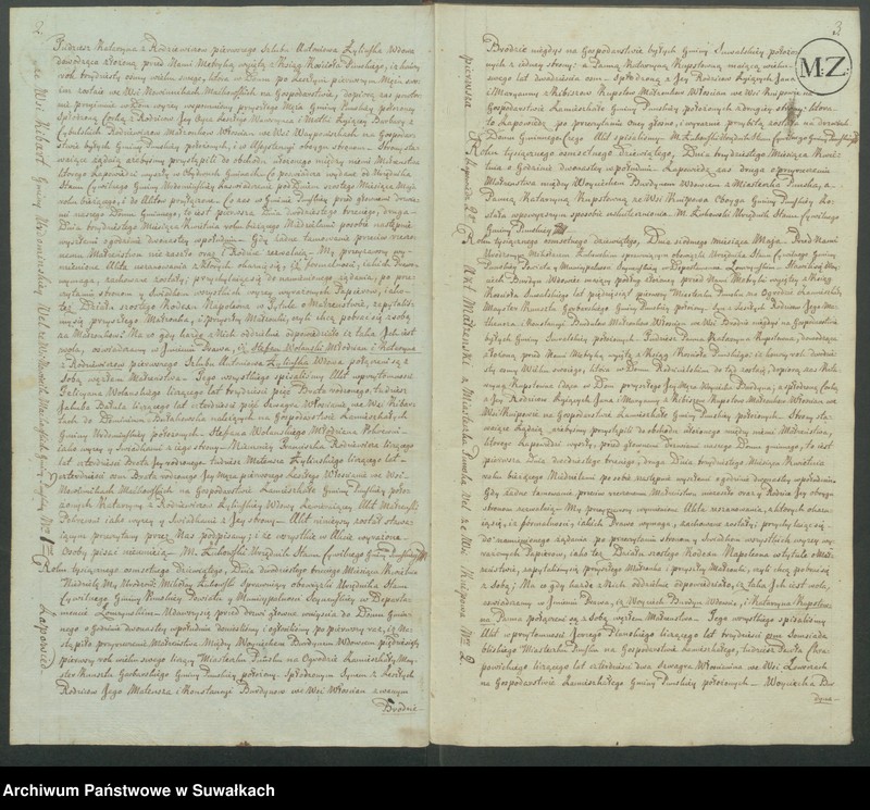 image.from.unit.number "Akta małżeństwa gminy puńskiey od 1-go maja 1809"