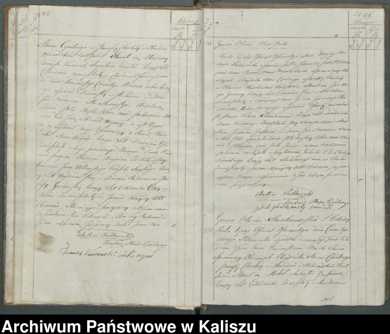 Obraz 19 z jednostki "Akta urodzenia w Parafii Chockiej"