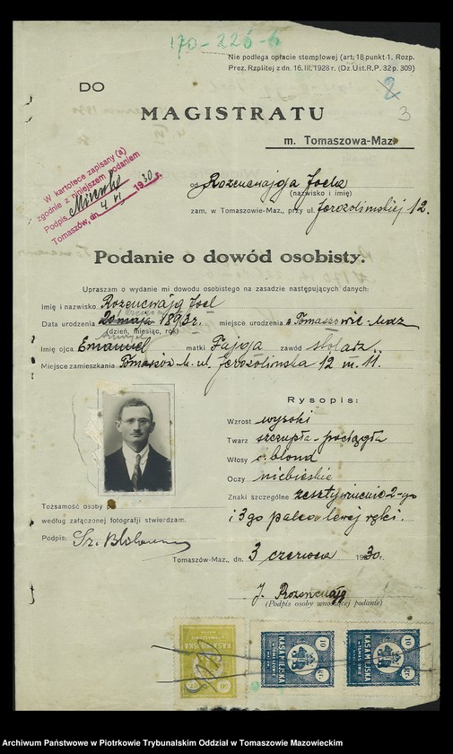 Obraz 6 z jednostki "Akta dowodów osobistych. Tom II-gi"