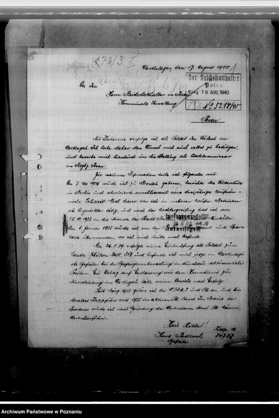 Obraz 5 z jednostki "Padloch, Kurt - komisarz obwodowy"