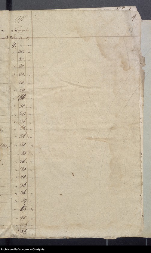 image.from.unit.number "Jahr Armen Cassen Rechnung der Widminnschen Kirche"