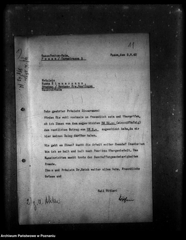 Obraz 15 z jednostki "Schriftwechsel mit anderen. [Korespondencja z innymi zakładami opiekuńczymi]."