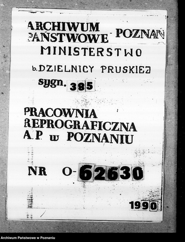 Obraz 1 z jednostki "Sprawy osobowe Pertraktacje z petentami"