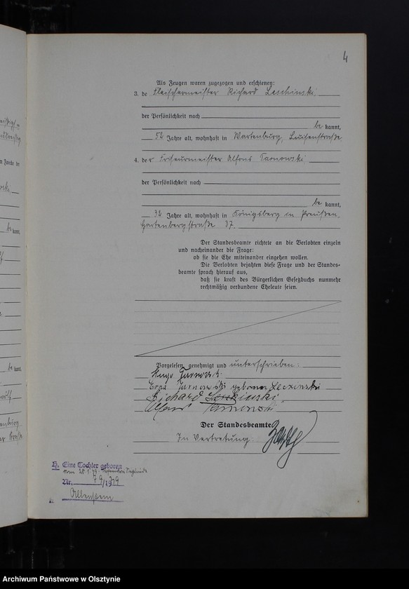 image.from.unit.number "Heirats-Haupt-Register Tom I, Nr 1 - 16"