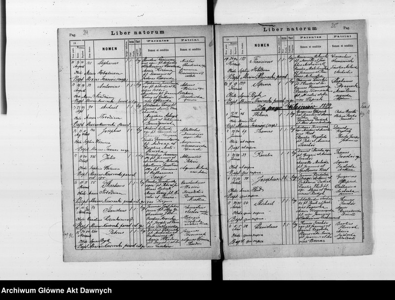 image.from.unit.number "Parafia: Barysz. Dekanat: Buczacz. Księga metrykalna urodzeń i ślubów 1889, 1891-1897, 1899 oraz zgonów 1889-1897, 1899 dla miasta Barysz i wsi: Puźniki*, Porchowa**, Weleśniów*, Zalesie Koropieckie*, Zrębówka (Zręby)*, Zubrzec**, Jezierzany, Wierzbiatyn."