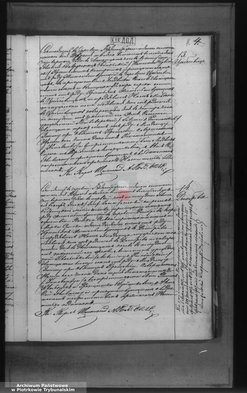 Obraz 11 z jednostki "[Księga duplikat aktów urodzonych, zaślubionych i zmarłych]"