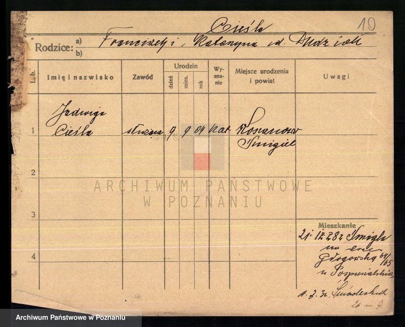 Obraz 12 z jednostki "Cieśla - Cieszyna"