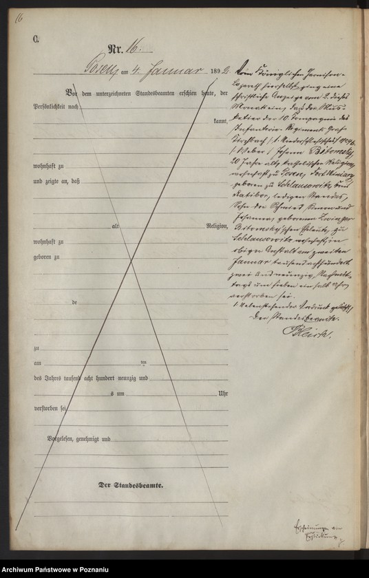 Obraz 19 z jednostki "Księga zgonów t. I"