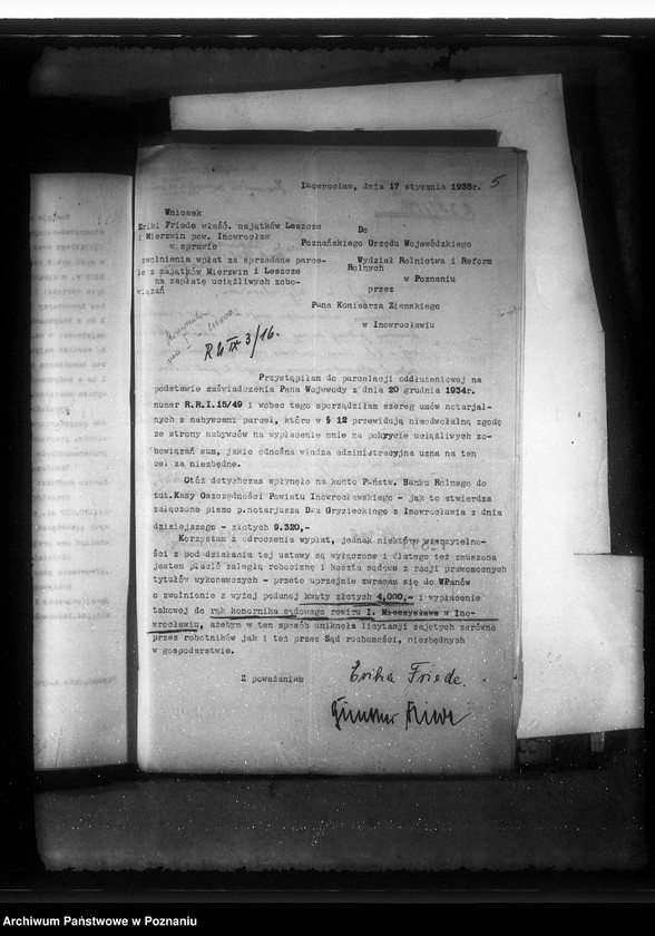 image.from.unit.number "Parcelacja oddłużeniowa majątku Leszcze -Mierzwin powiat inowrocławski"