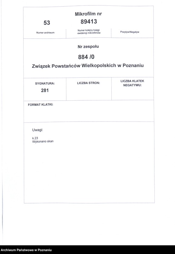 Obraz 2 z jednostki "Murowana Goślina, powiat Oborniki - akta koła."