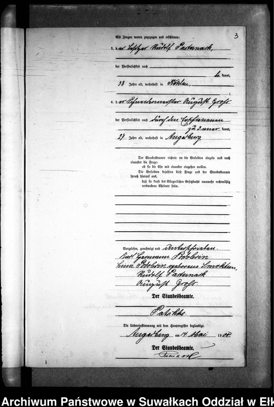 image.from.unit.number "Heiraths-Neben-Register des Preussischen Standes-Amtes [Kehlen Kreis Angerburg]"