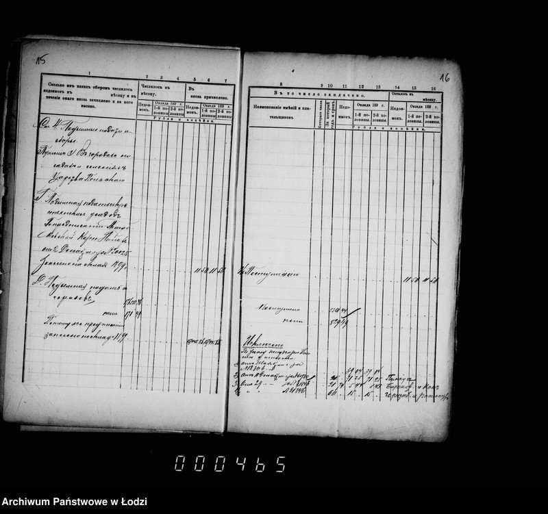 Obraz 14 z jednostki "O nedoimkach po knigam Uezdnago Kaznačejstva za I-uju polovinu 1899 g."