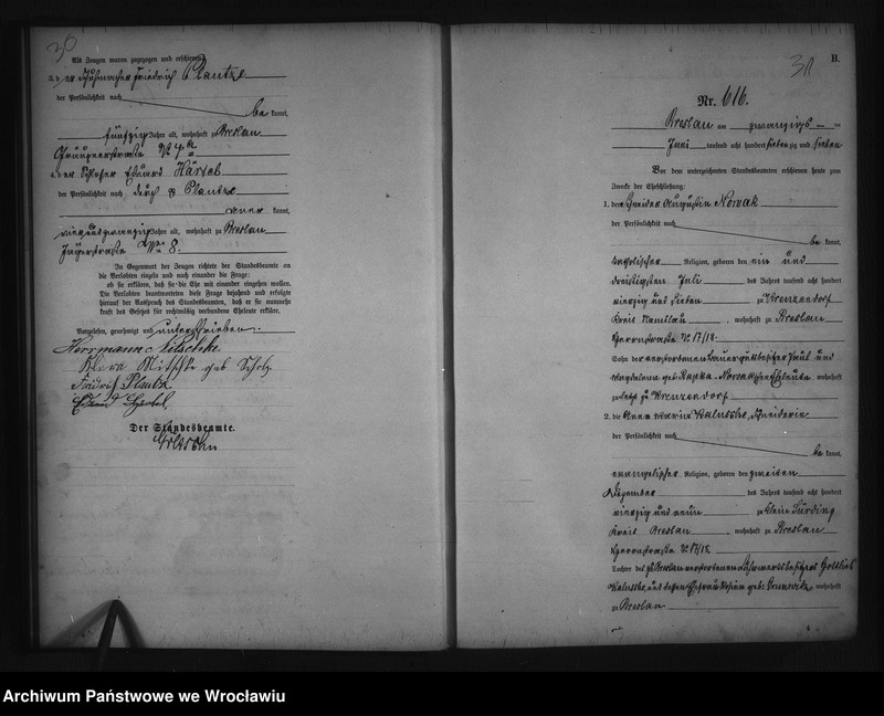 image.from.unit.number "Heiraths-Haupt-Register Breslau I 1877 Band 3"