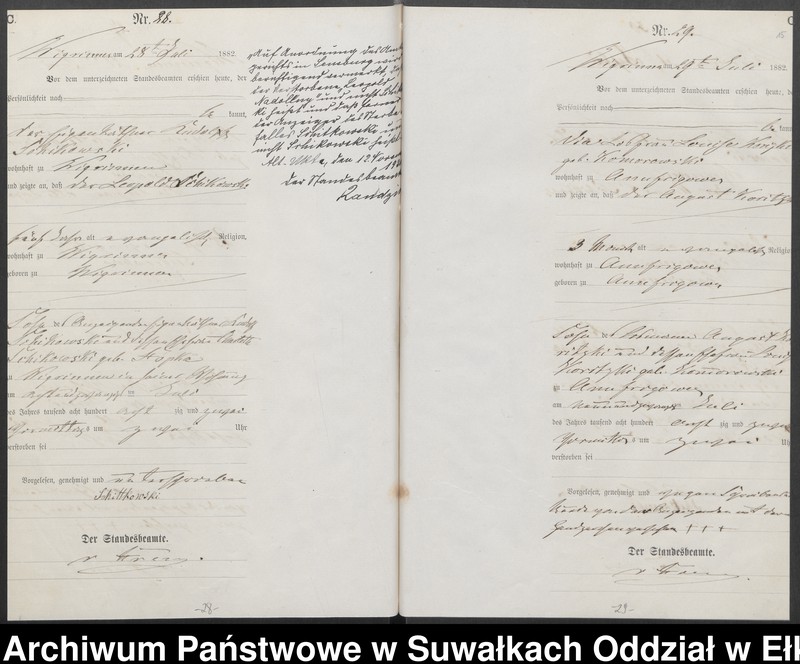 image.from.unit.number "[Sterbe-Haupt-Register des Königlich Preussischen Standes-Amtes Guszianka Kreis Sensburg]"