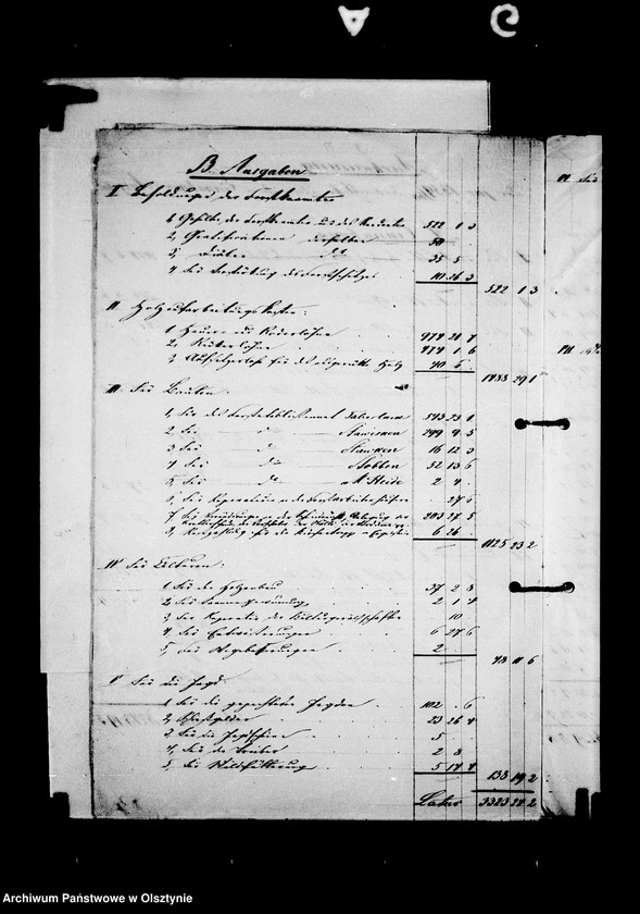 image.from.unit.number "/Fragmente von General-, Jahres- u. Monatsabschlussrechnungen u. Nachweisungen der Lehndorf- Steinortschen Forstverwaltung/"