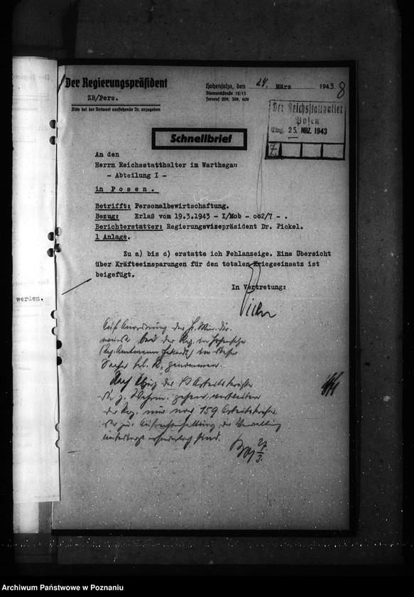 Obraz 12 z jednostki "Zwalnianie pracowników do prac związanych z gospodarką wojenną"