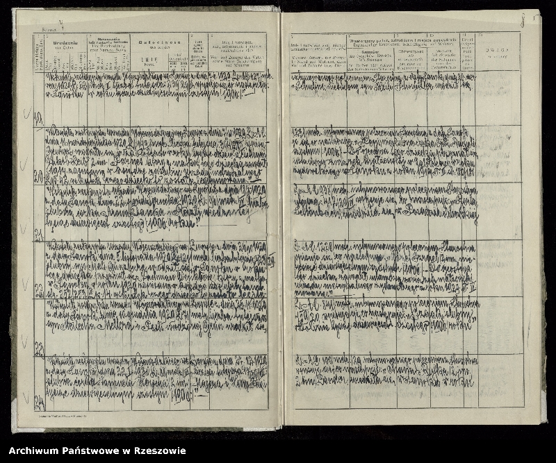 image.from.unit.number "Księga urodzeń dla miejscowości Sanok"