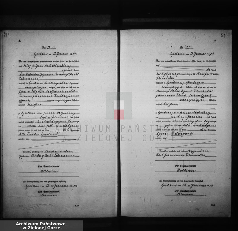 image.from.unit.number "Geburts-Neben-Register, Vol. I No 1 bis 271"