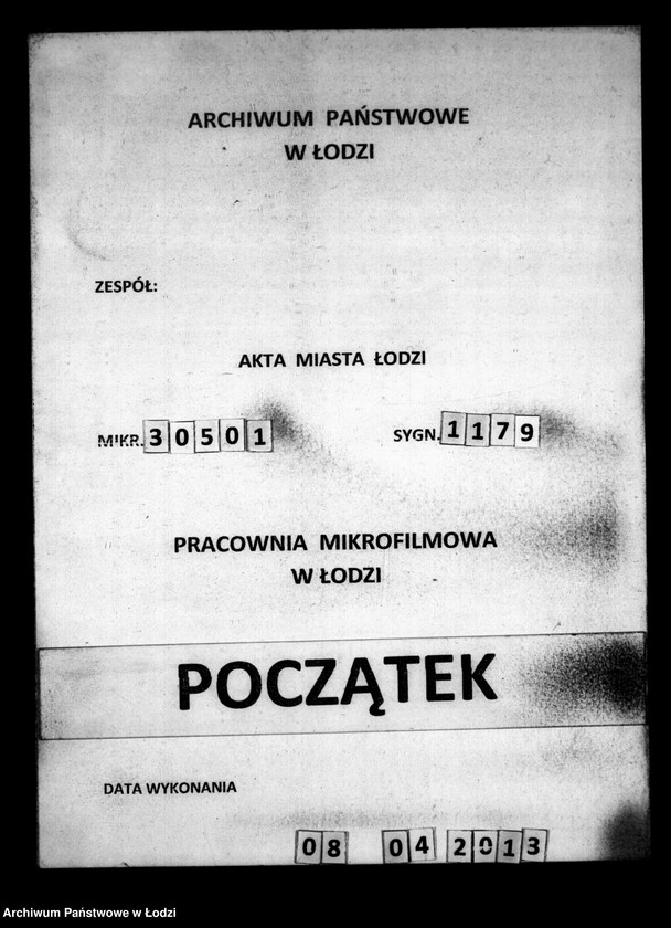 Obraz 1 z jednostki "Akta tyczące się ustanowienia opieki nad nieletnimi Józefem, Matyldą i Pauliną rodzeństwem Holup po zmarłym Józefie Holup"