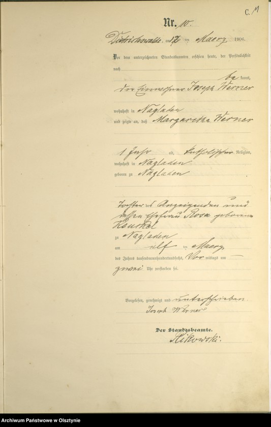 image.from.unit.number "Sterbe-Haupt-Register Nr 1 - 41"