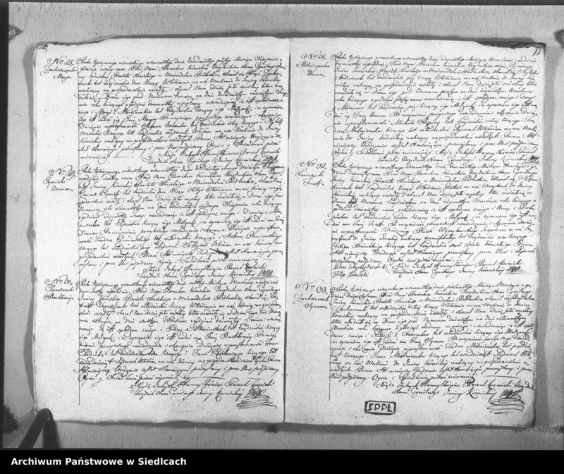 Obraz 8 z jednostki "Akta urodzin, małżeństw, zgonów"