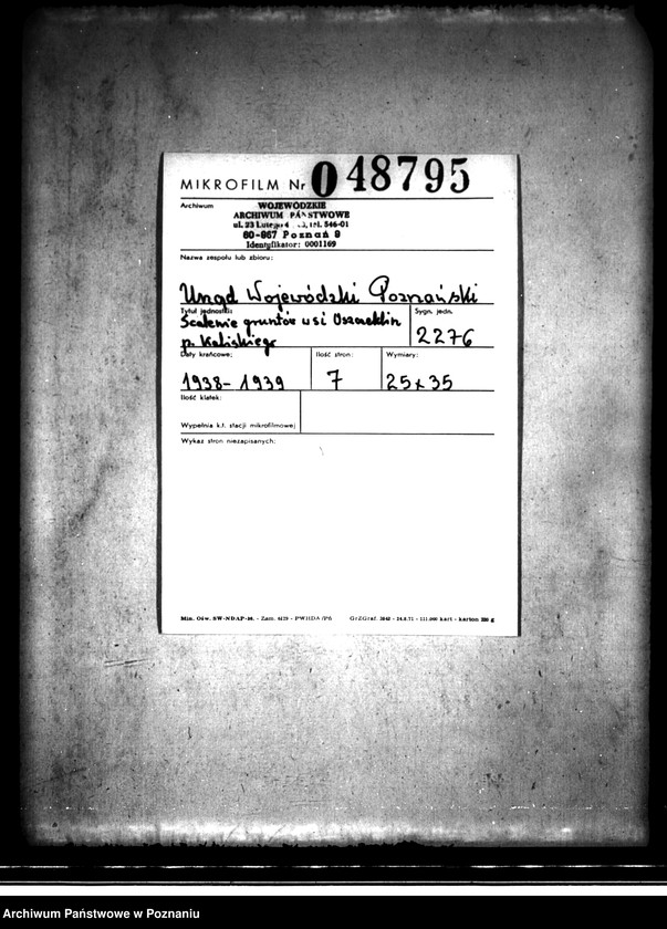 image.from.unit.number "Scalenie gruntów we wsi Oszczeklin powiatu kaliskiego"