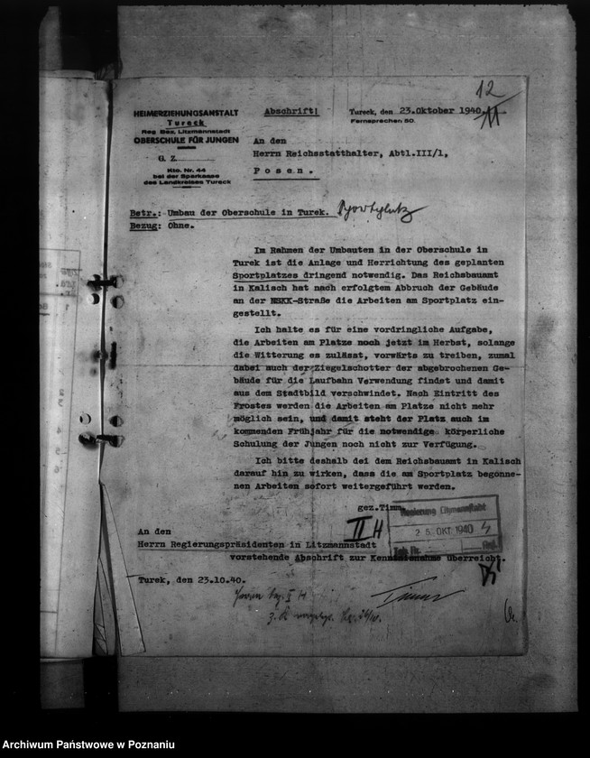 Obraz 18 z jednostki "Ausbau der Gebäude für die Oberschule Turek"