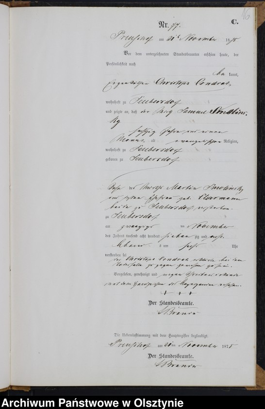 image.from.unit.number "Sterbe-Neben-Register Tom II,Nr 63 - 85"