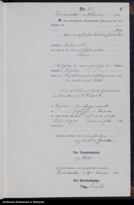 image.from.unit.number "Sterbe-Neben-Register Nr 1 - 207"