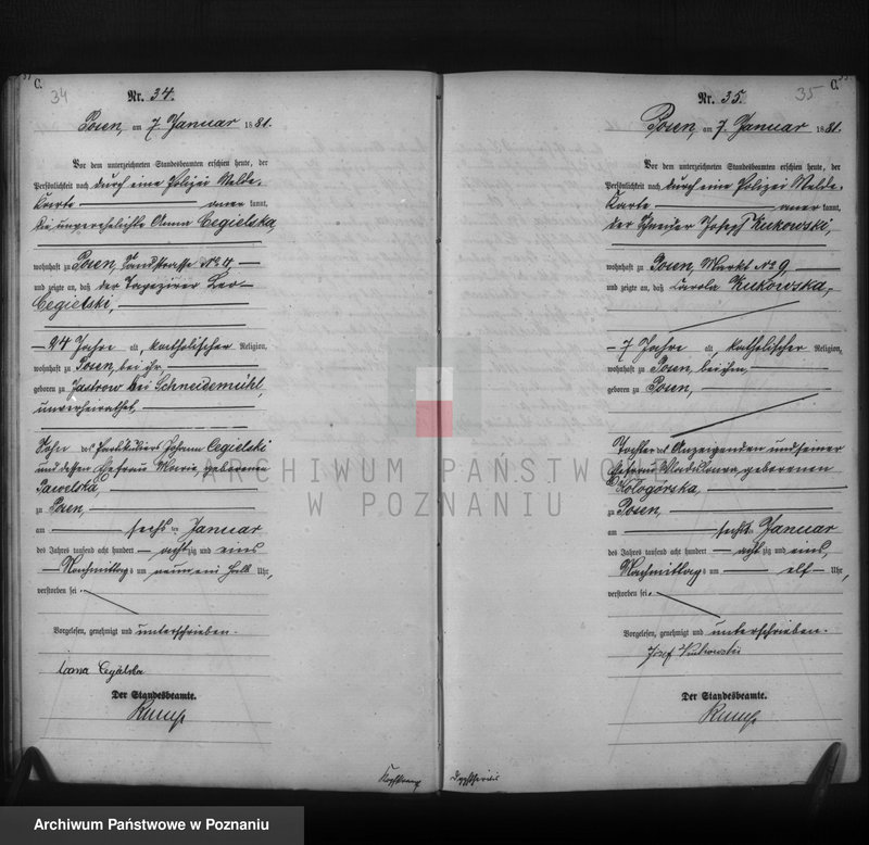 Obraz 19 z jednostki "Księga zgonów t. I"