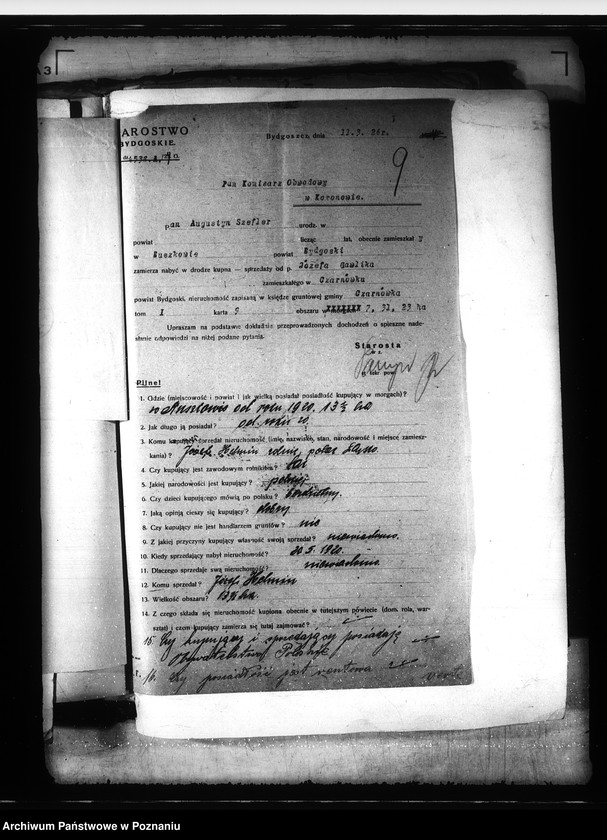 Obraz 13 z jednostki "Prawo przedkupu do majętności Czarnówka powiat bydgoski"