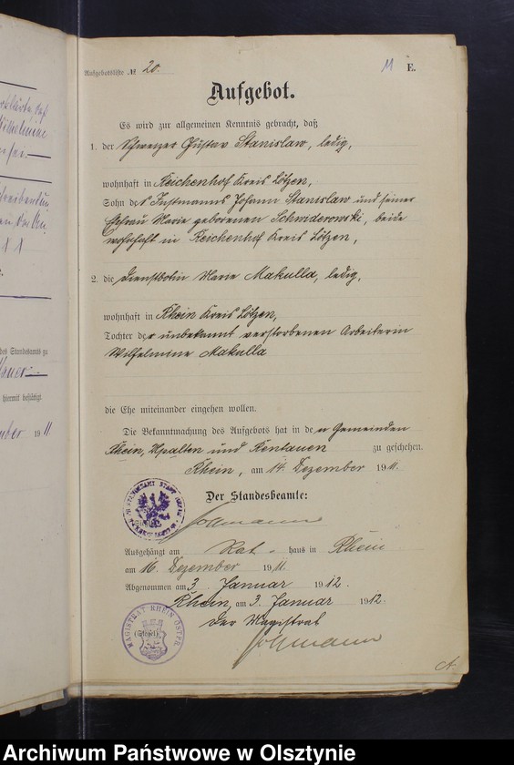 image.from.unit.number "Beläge zum Heirathsregister"