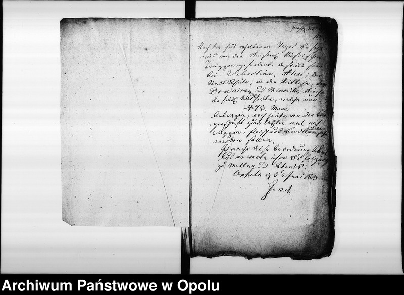 Obraz 6 z jednostki "[...] die Gegenstände der Quartire, Verpflegung der Einquartirung, Quartirs - Geldbeiträge von May, Juny, July und August 1813 Vol. I"