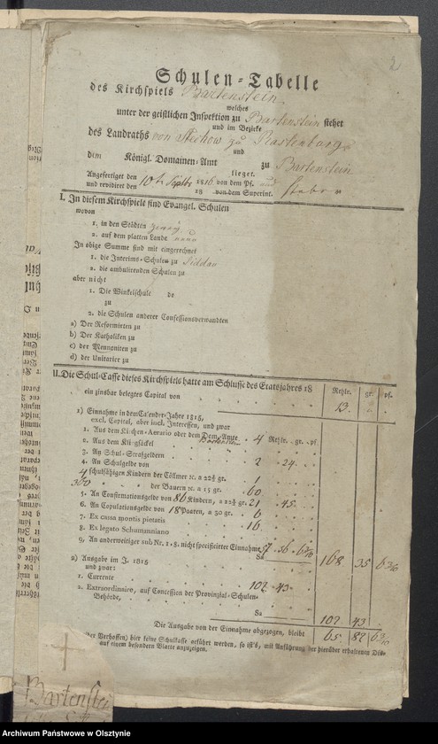 image.from.unit "Schulen Tabelle des Kirchspiels Bartenstein"