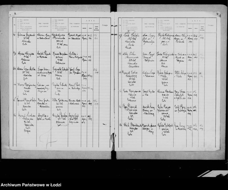 Obraz 8 z jednostki "Ksiega ślubów"