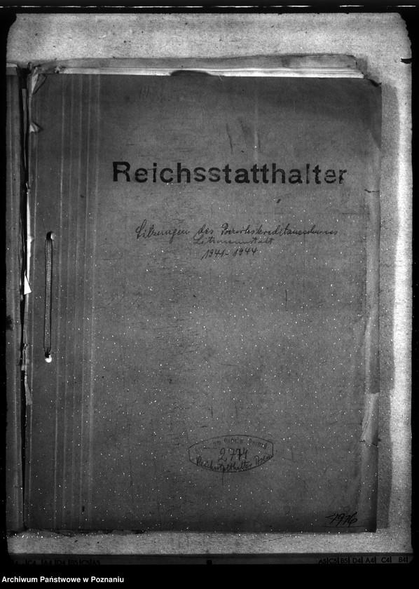 Obraz 4 z jednostki "Sitzungen des Bezirkskreditausschusses - Litzmannstadt (Łódź)"