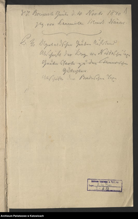 Obraz 4 z jednostki "Acta manualia betreffend Graf Kleist